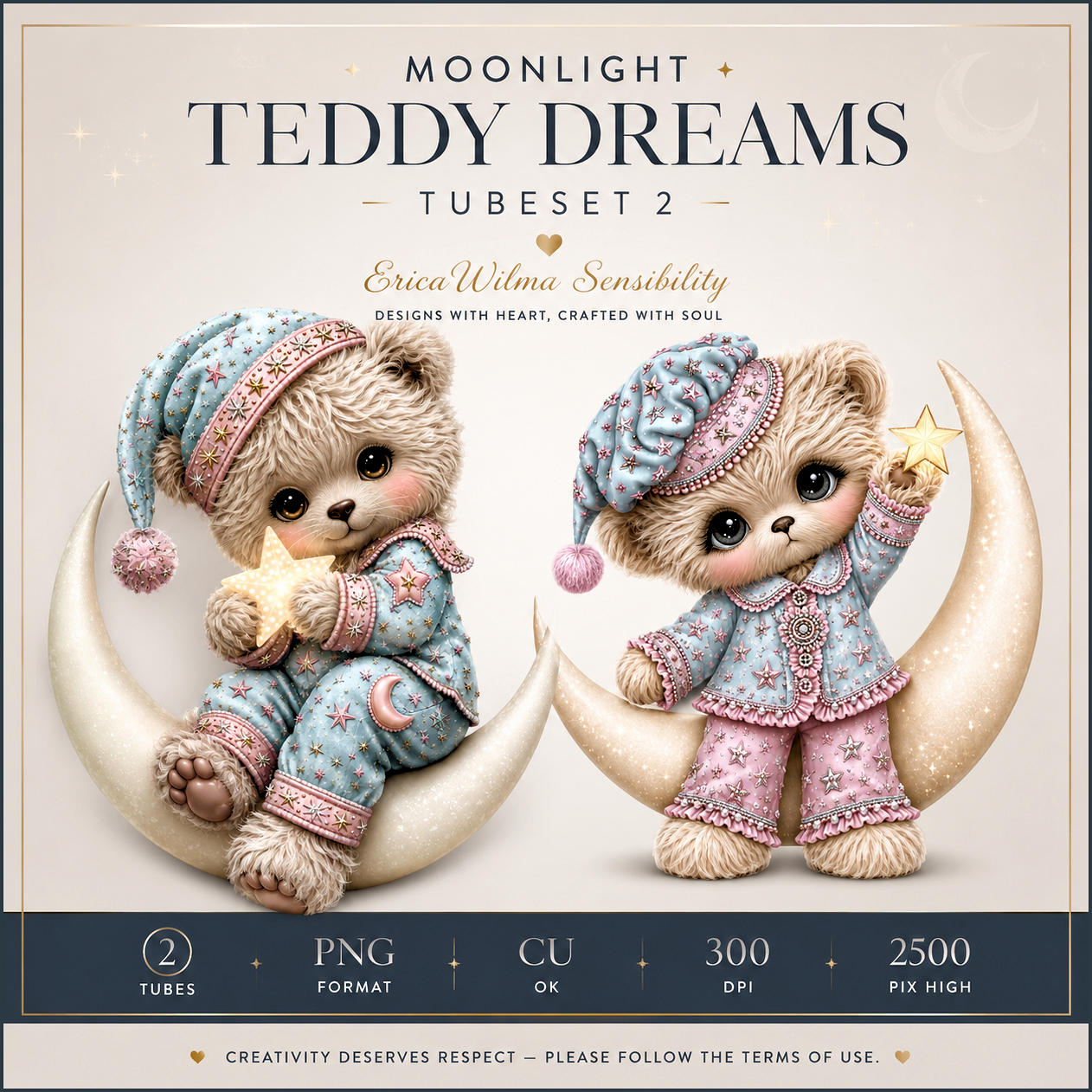 (image for) EW AI Tubeset 2 Moonlight Teddie Dreams 2026
